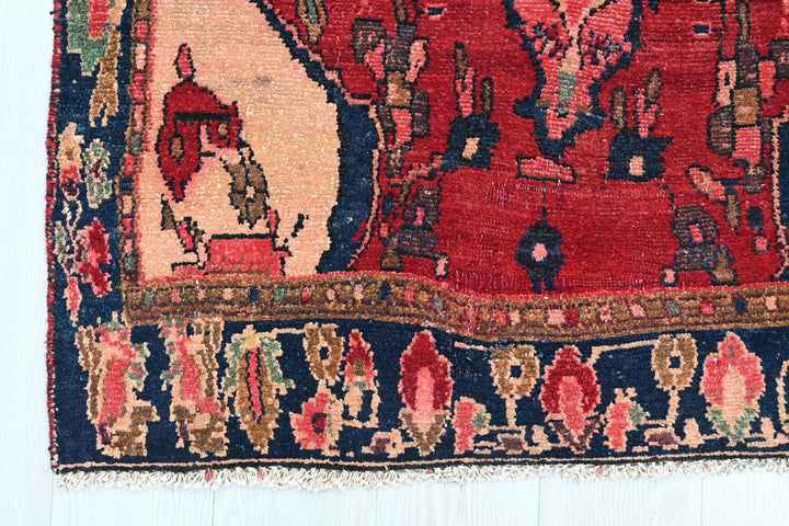 red Runner rug 3' 3" x 8' 8"