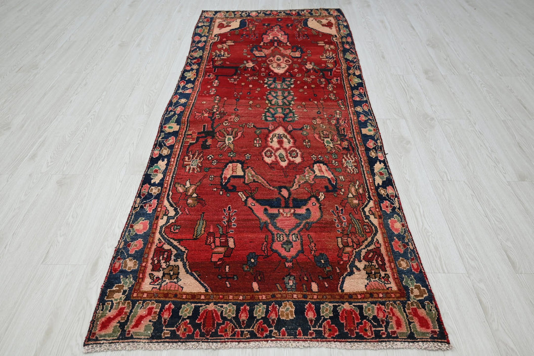 red Runner rug 3' 3" x 8' 8"