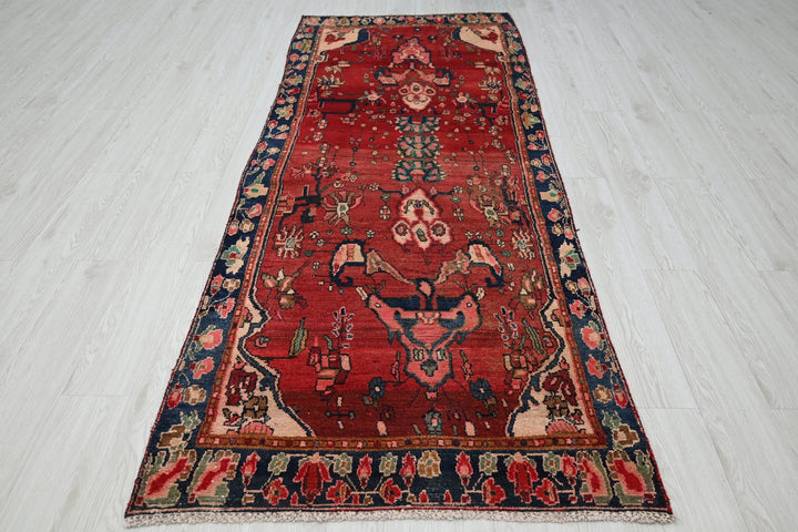 red Runner rug 3' 3" x 8' 8"