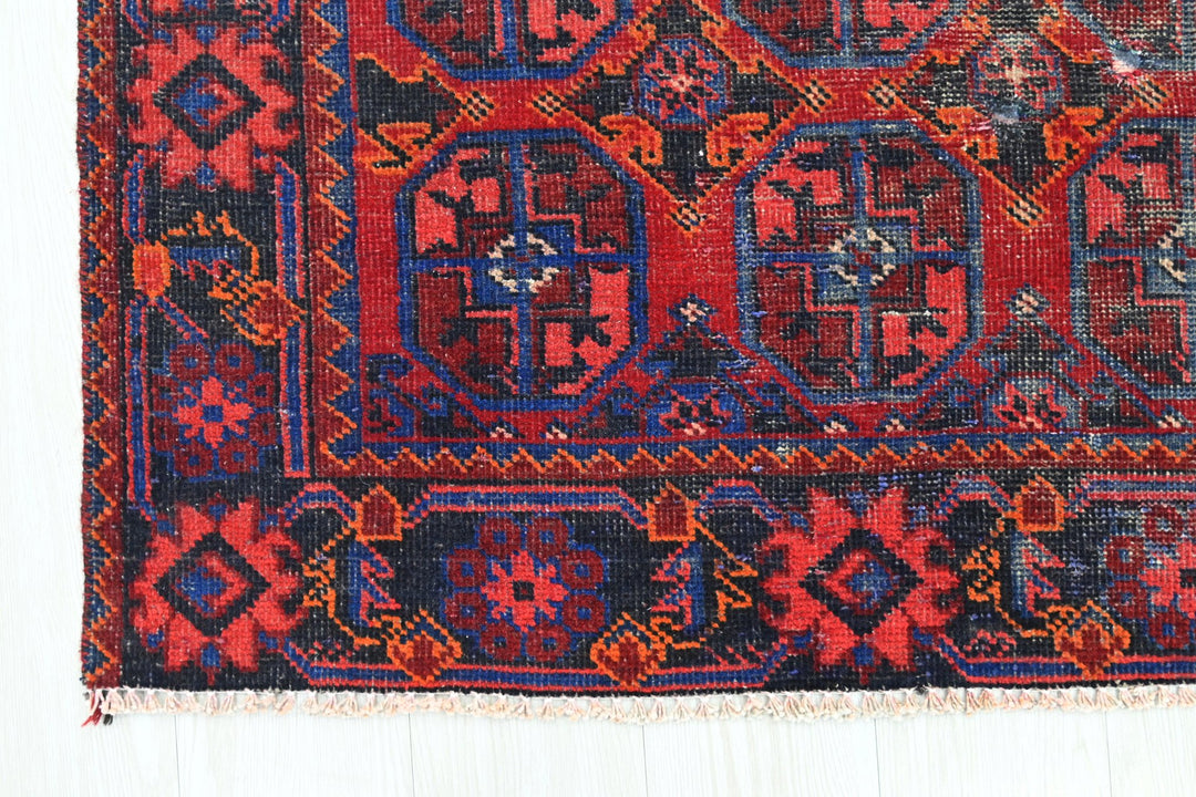 red Runner rug 3' 3" x 8' 10"