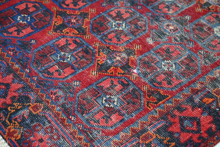 red Runner rug 3' 3" x 8' 10"