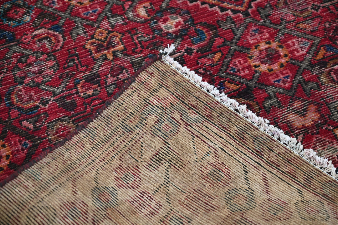 red Medium rug 4' 0" x 7' 4"