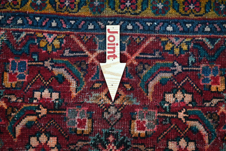 red Runner rug 3' 5" x 7' 7"