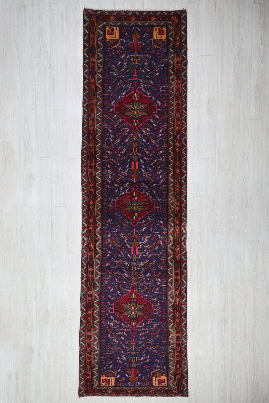blue Runner rug 3' 2" x 11' 5"