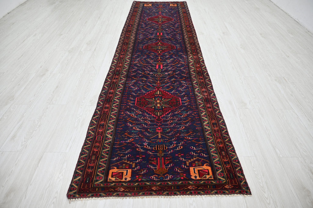 blue Runner rug 3' 2" x 11' 5"
