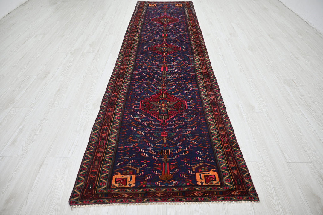 blue Runner rug 3' 2" x 11' 5"