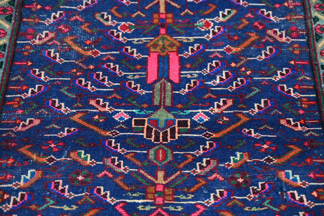 blue Runner rug 3' 2" x 11' 5"