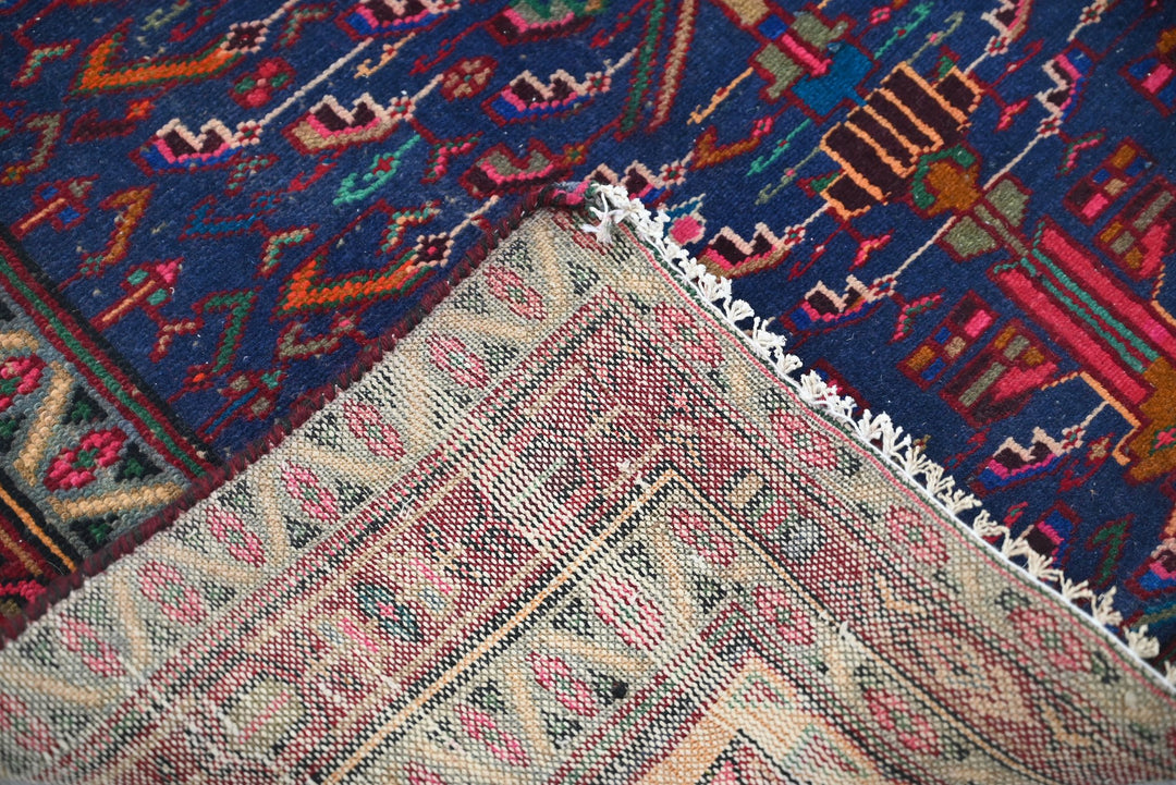 blue Runner rug 3' 2" x 11' 5"