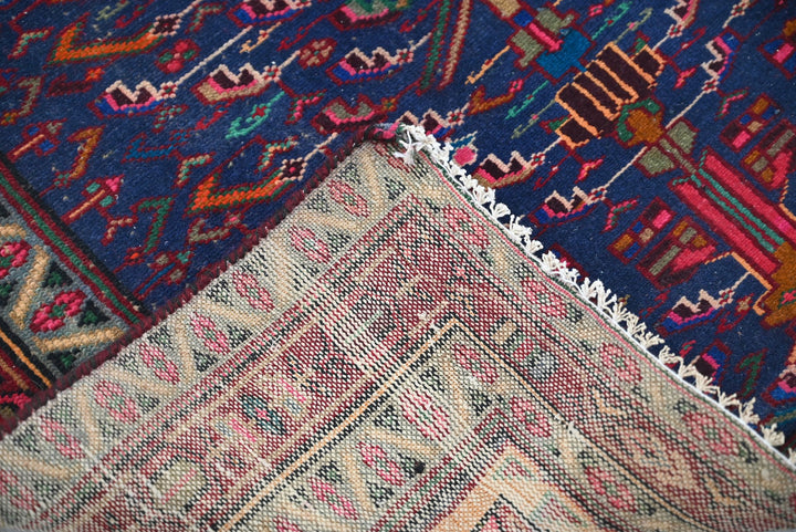 blue Runner rug 3' 2" x 11' 5"