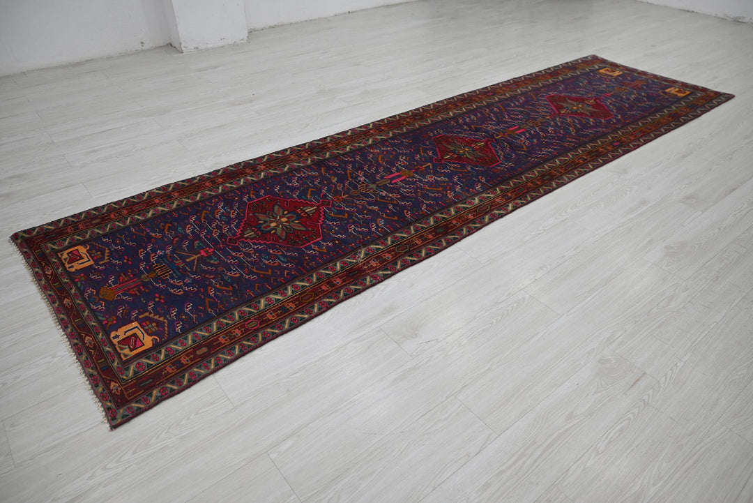 blue Runner rug 3' 2" x 11' 5"