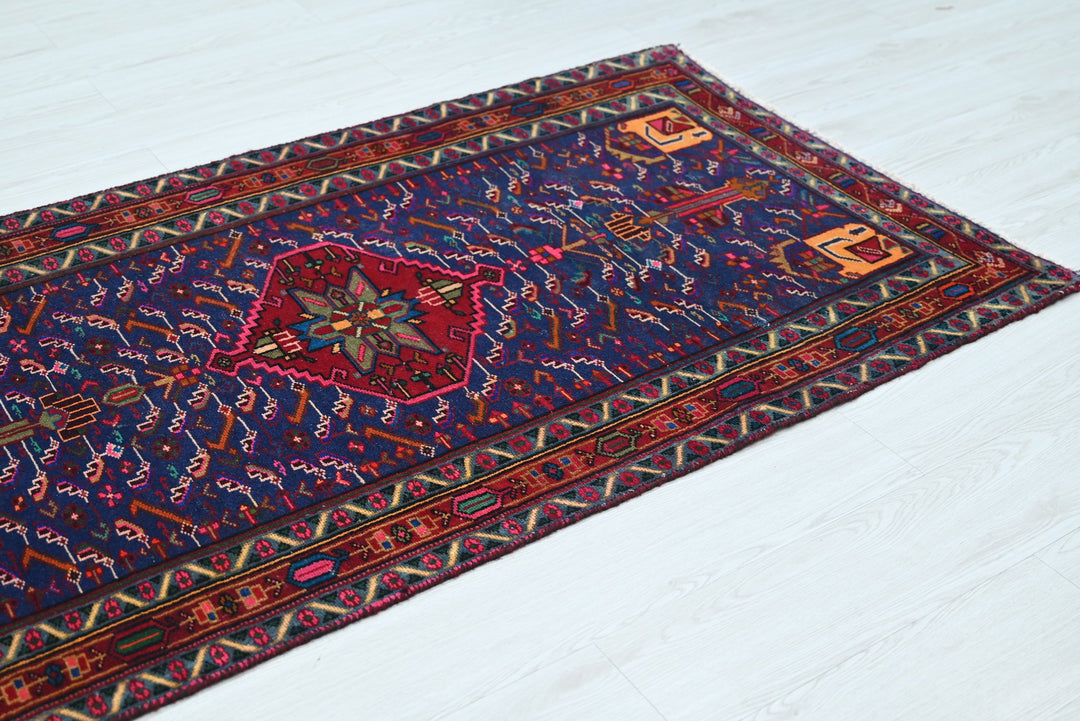 blue Runner rug 3' 2" x 11' 5"