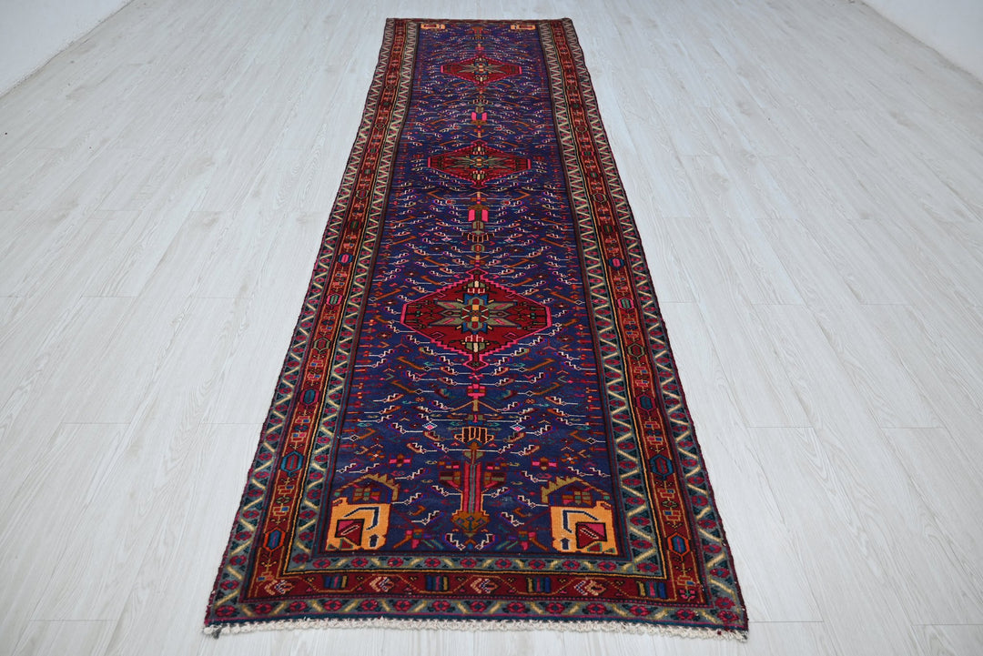 blue Runner rug 3' 2" x 11' 5"