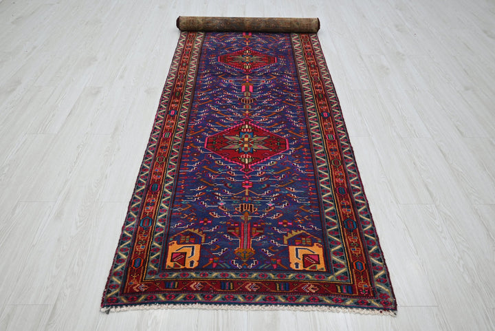 blue Runner rug 3' 2" x 11' 5"