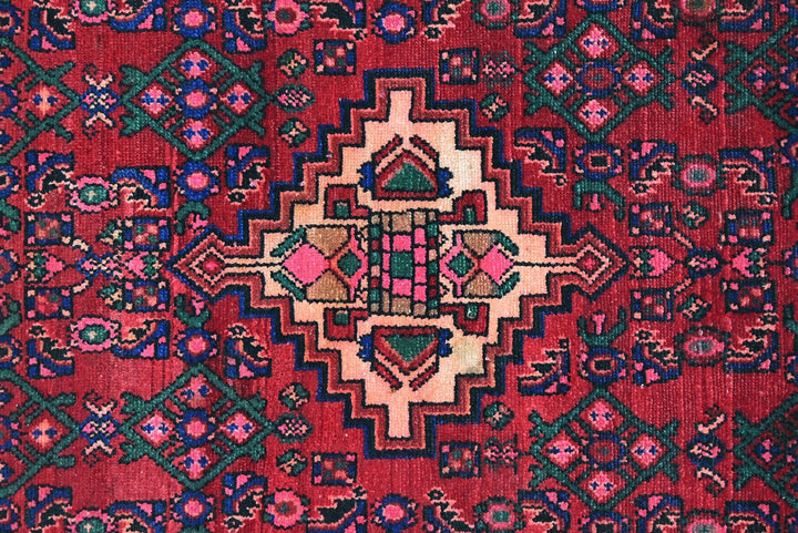 red Medium rug 3' 7" x 7' 5"