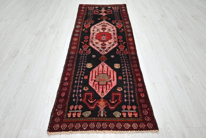 black Runner rug 2' 7" x 7' 10"