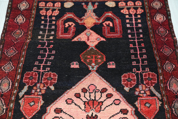 black Runner rug 2' 7" x 7' 10"
