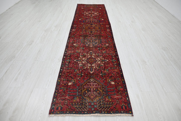 red Runner rug 2' 9" x 10' 11"