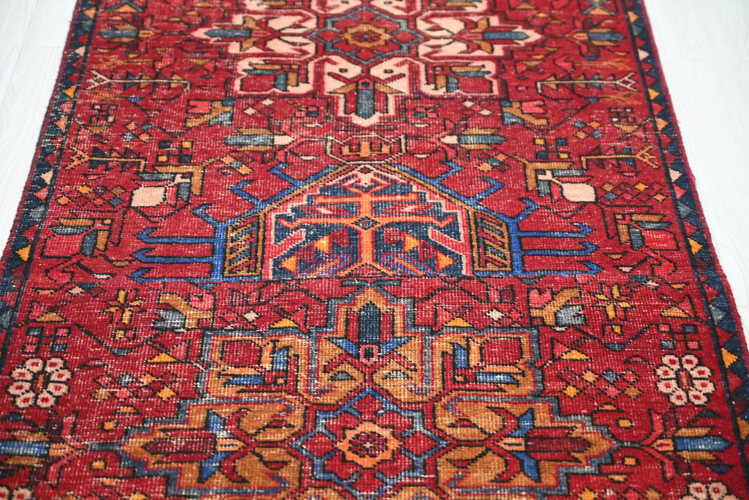 red Runner rug 2' 9" x 10' 11"