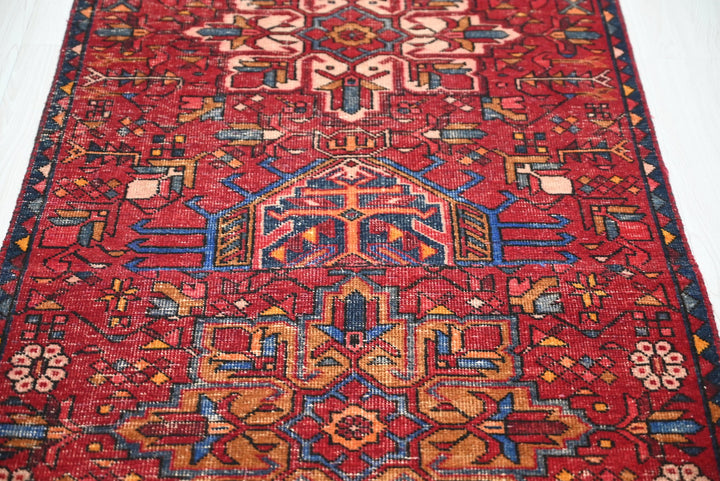 red Runner rug 2' 9" x 10' 11"