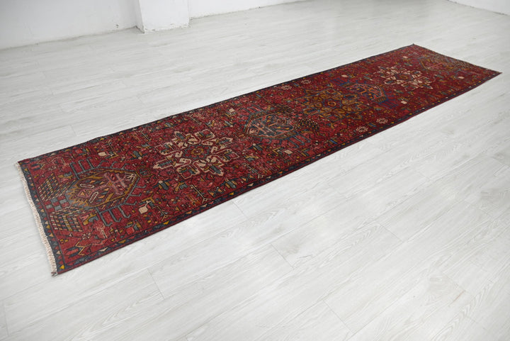 red Runner rug 2' 9" x 10' 11"