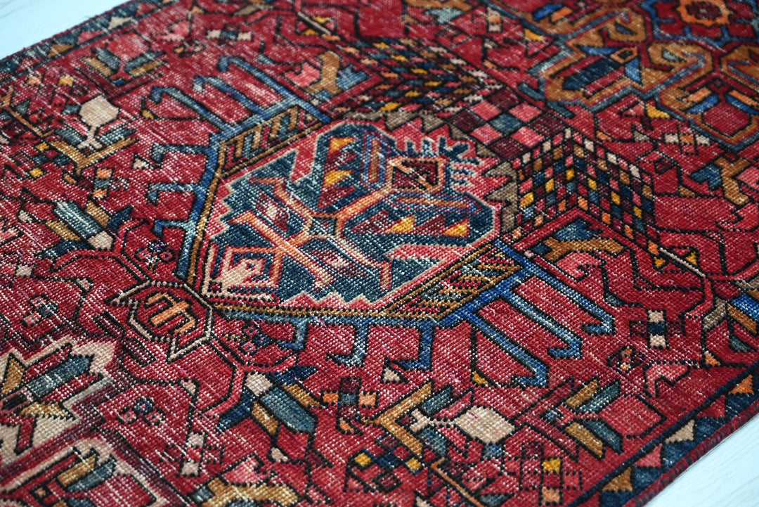 red Runner rug 2' 9" x 10' 11"