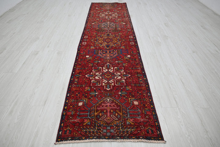 red Runner rug 2' 9" x 10' 11"