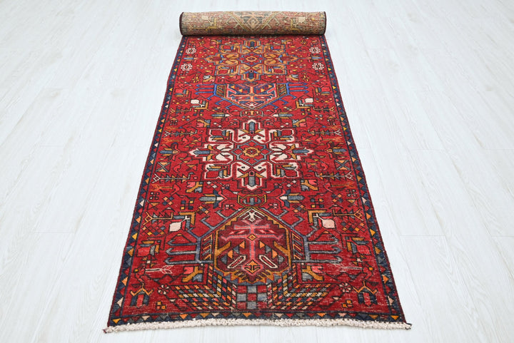 red Runner rug 2' 9" x 10' 11"