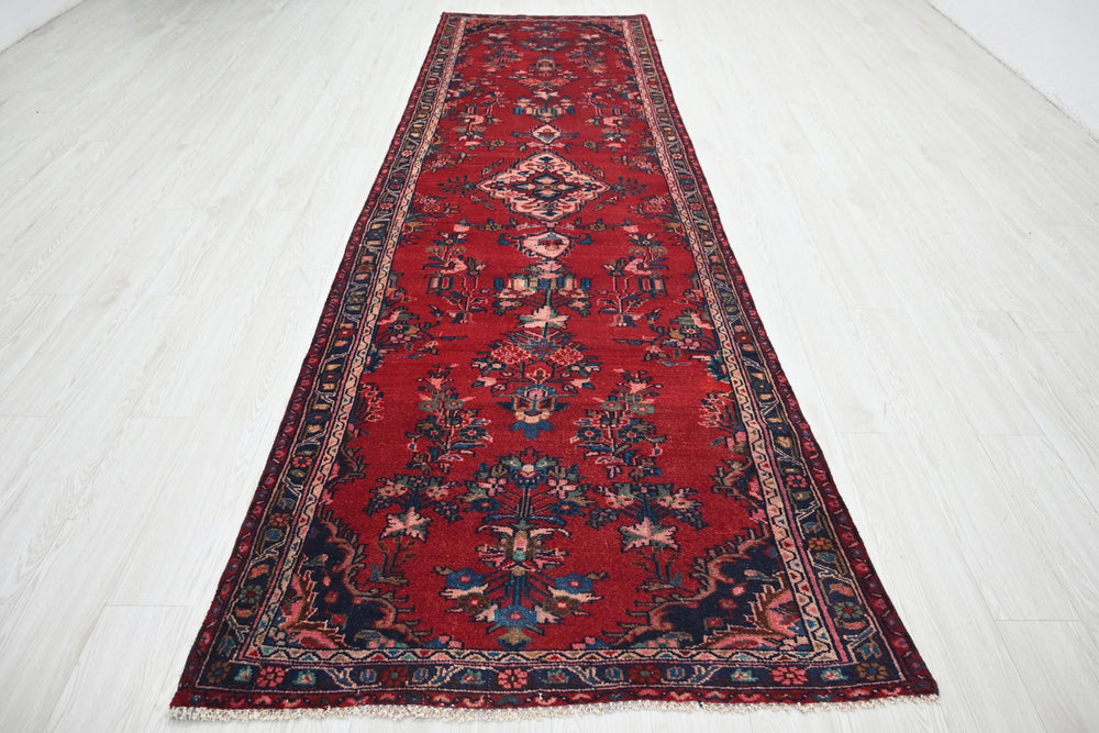 red Runner rug 3' 3" x 11' 7"