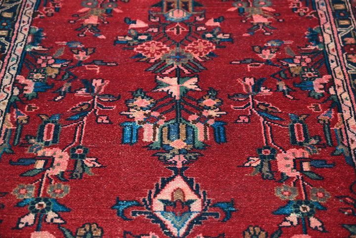 red Runner rug 3' 3" x 11' 7"