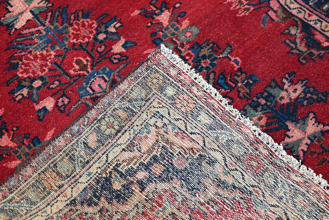red Runner rug 3' 3" x 11' 7"