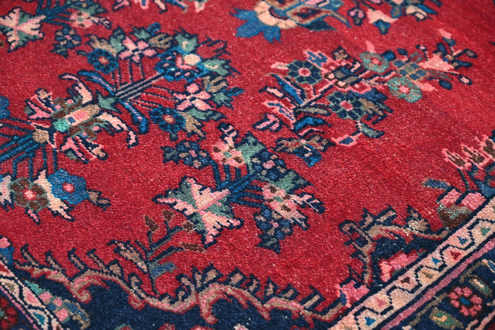 red Runner rug 3' 3" x 11' 7"