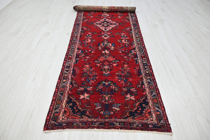 red Runner rug 3' 3" x 11' 7"