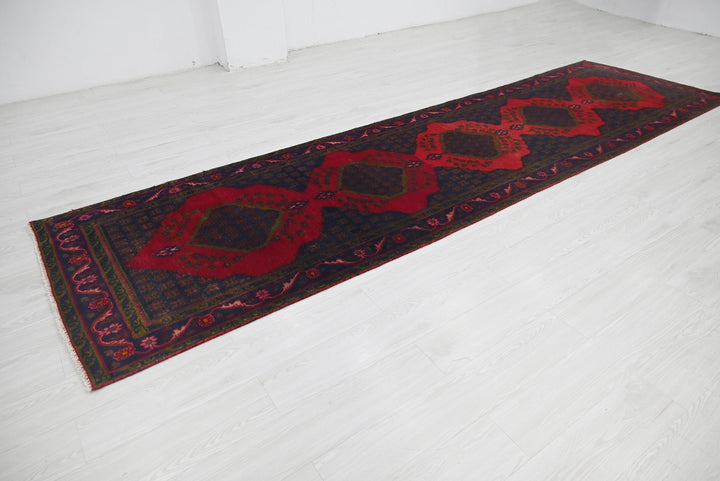 blue Runner rug 3' 6" x 12' 10"