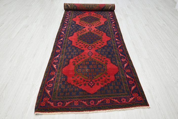 blue Runner rug 3' 6" x 12' 10"