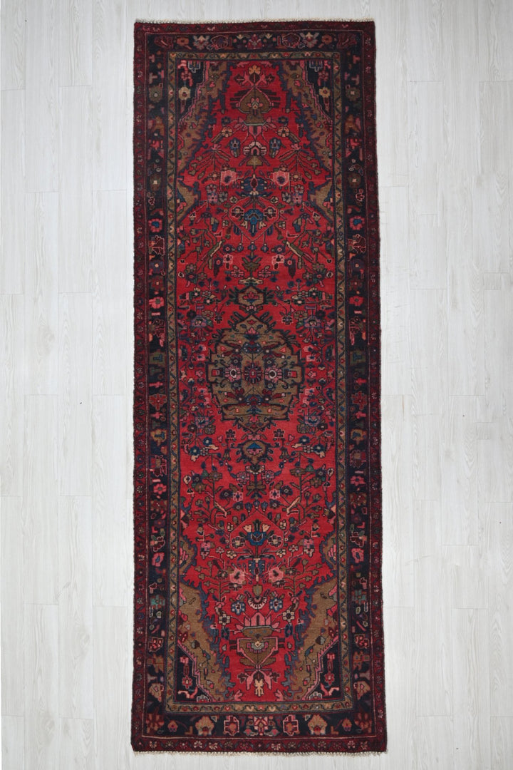 red Runner rug 3' 6" x 10' 3"