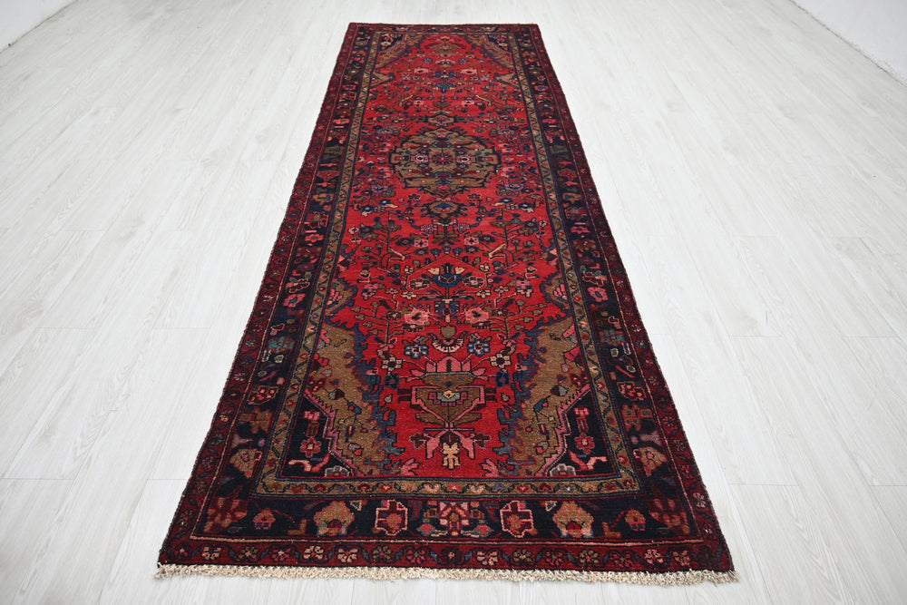 red Runner rug 3' 6" x 10' 3"