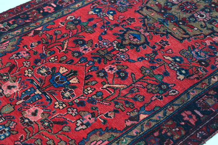 red Runner rug 3' 6" x 10' 3"