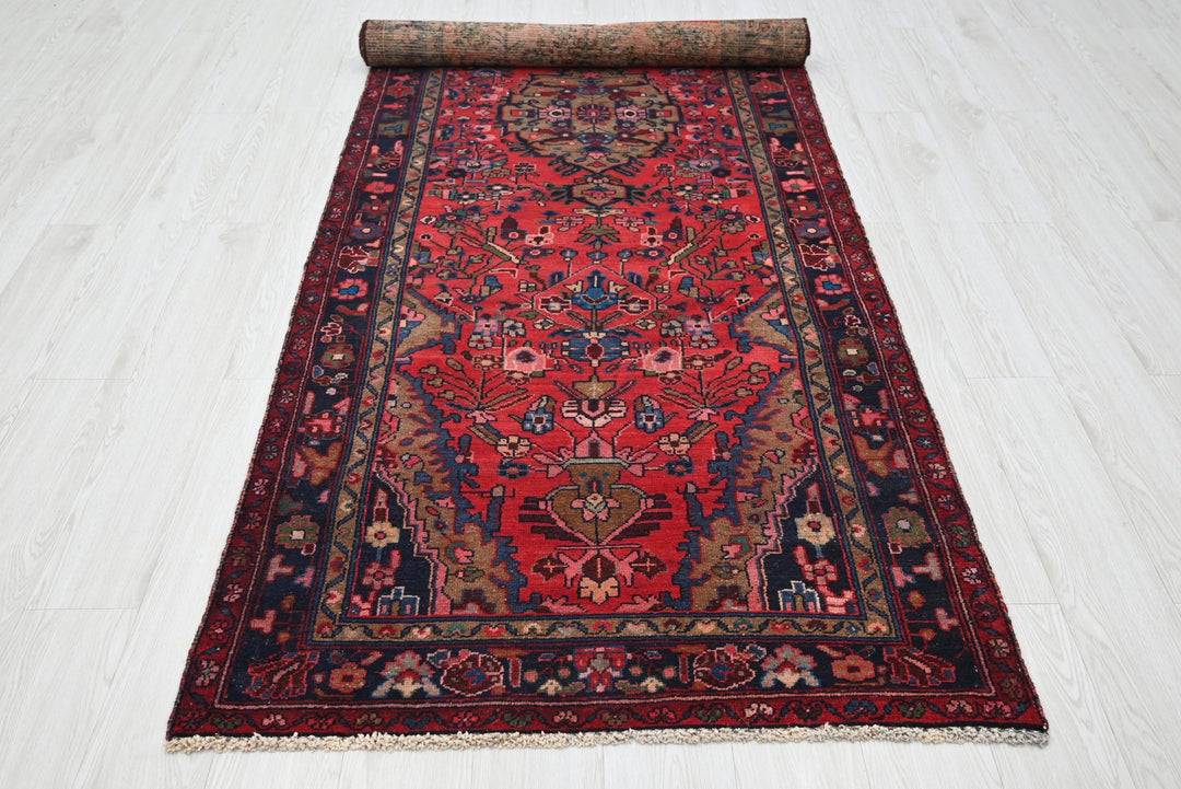 red Runner rug 3' 6" x 10' 3"