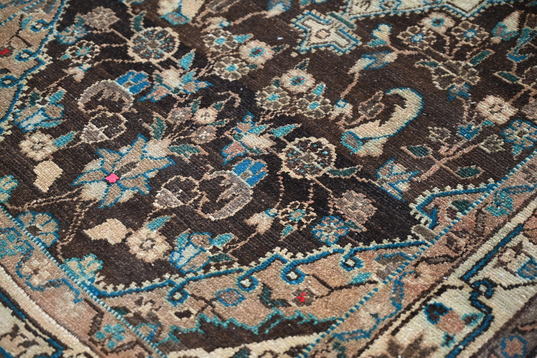 brown Runner rug 3' 4" x 13' 0"