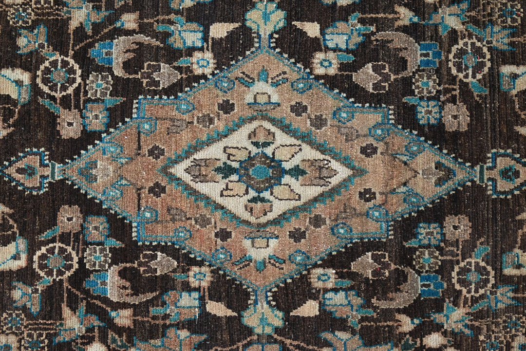 brown Runner rug 3' 4" x 13' 0"