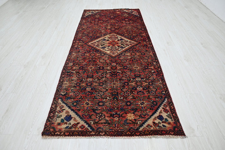 red Medium rug 3' 9" x 9' 2"