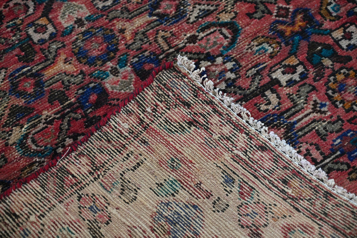red Medium rug 3' 9" x 9' 2"