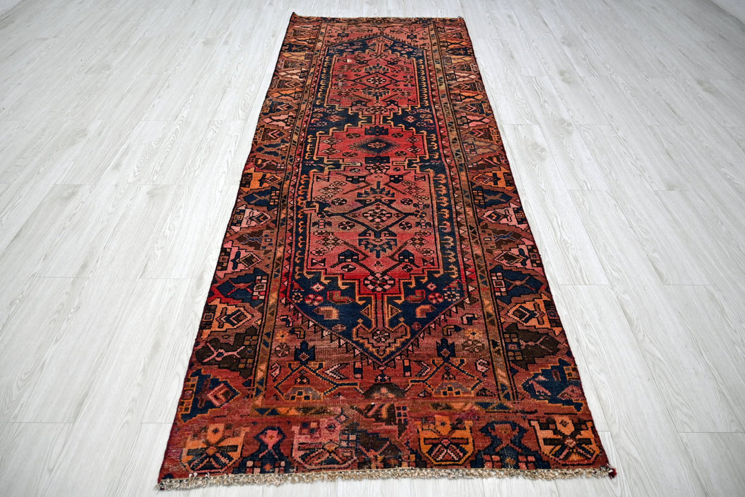 red Runner rug 3' 2" x 8' 10"