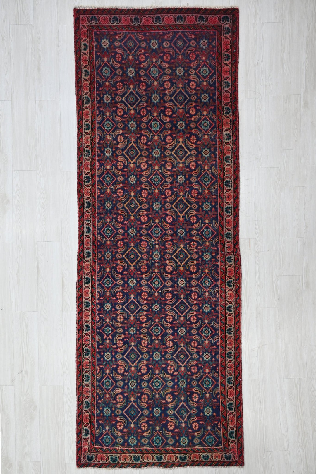 blue Runner rug 3' 4" x 9' 5"
