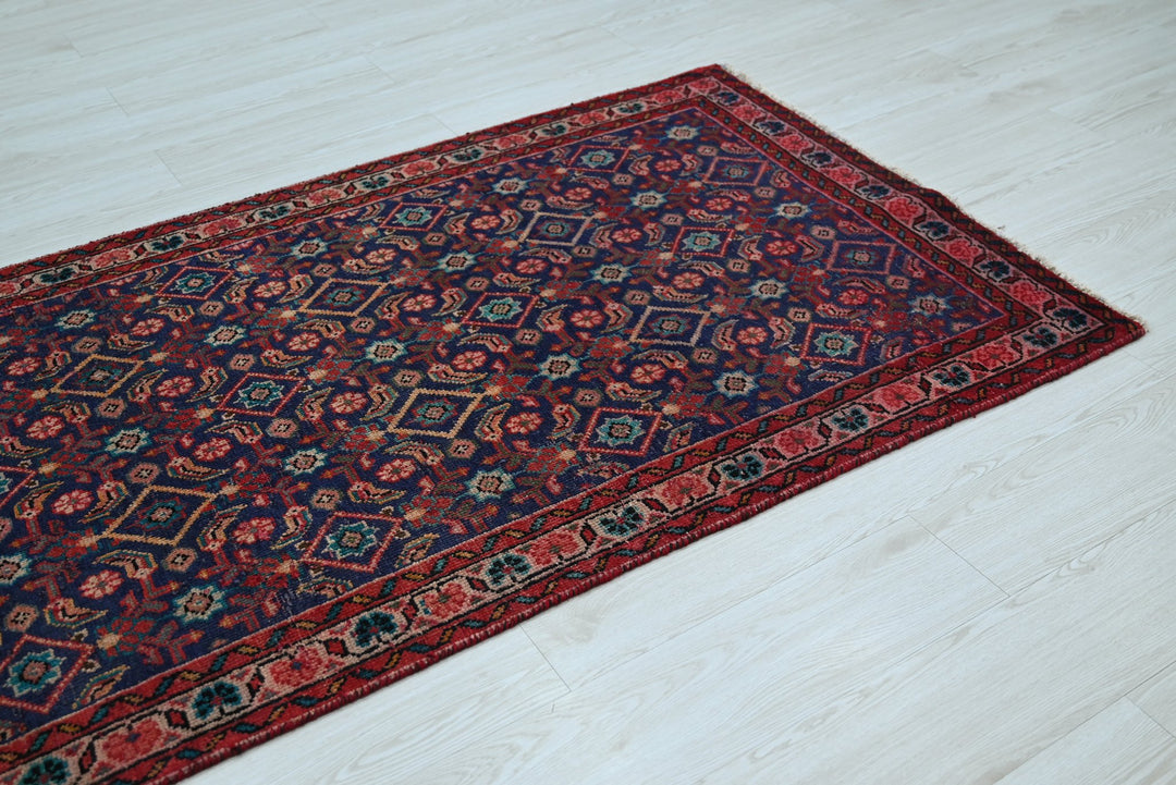 blue Runner rug 3' 4" x 9' 5"