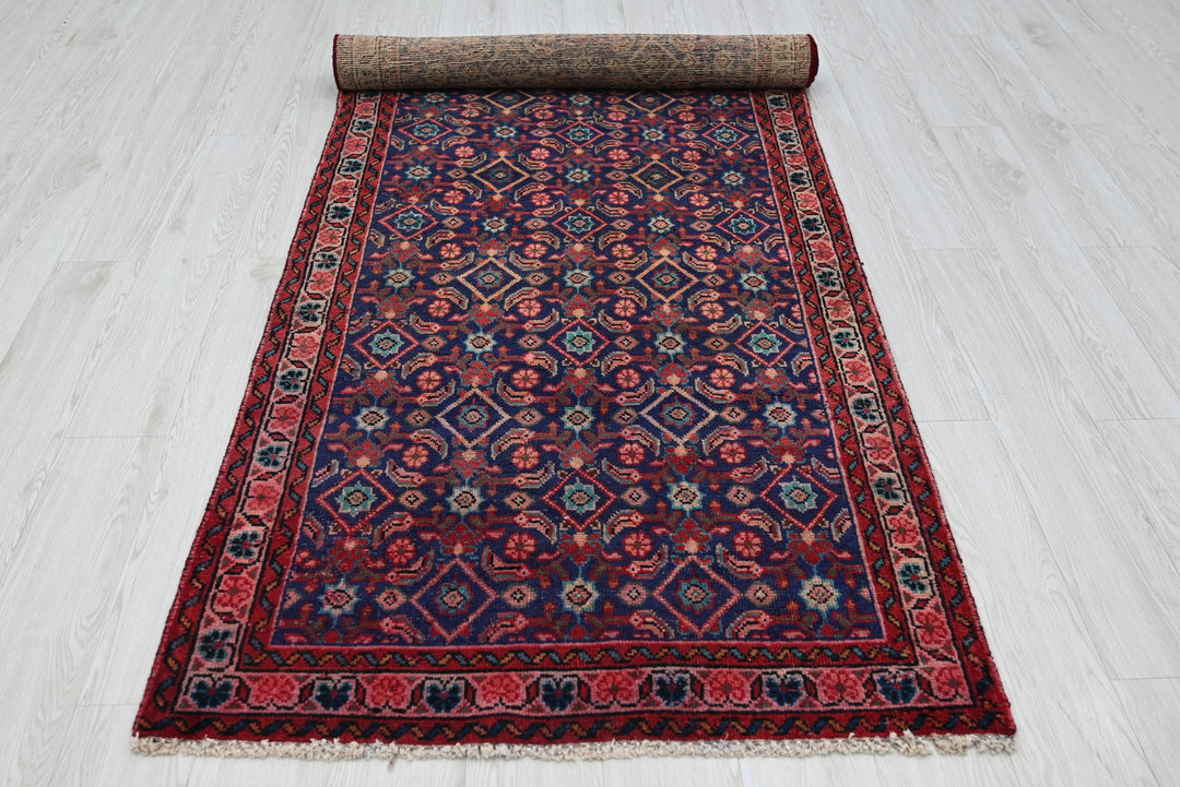 blue Runner rug 3' 4" x 9' 5"