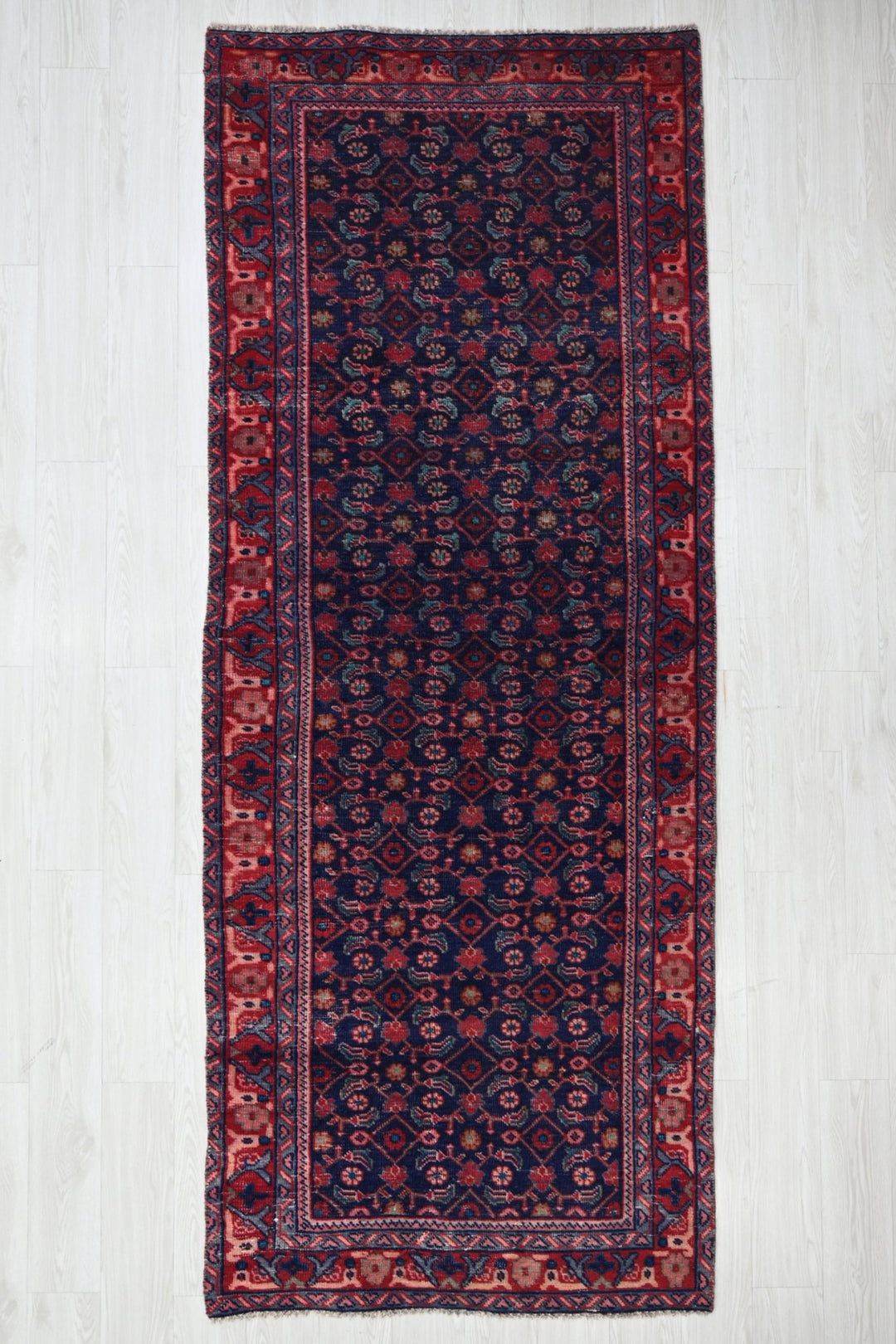 blue Medium rug 3' 7" x 9' 5"