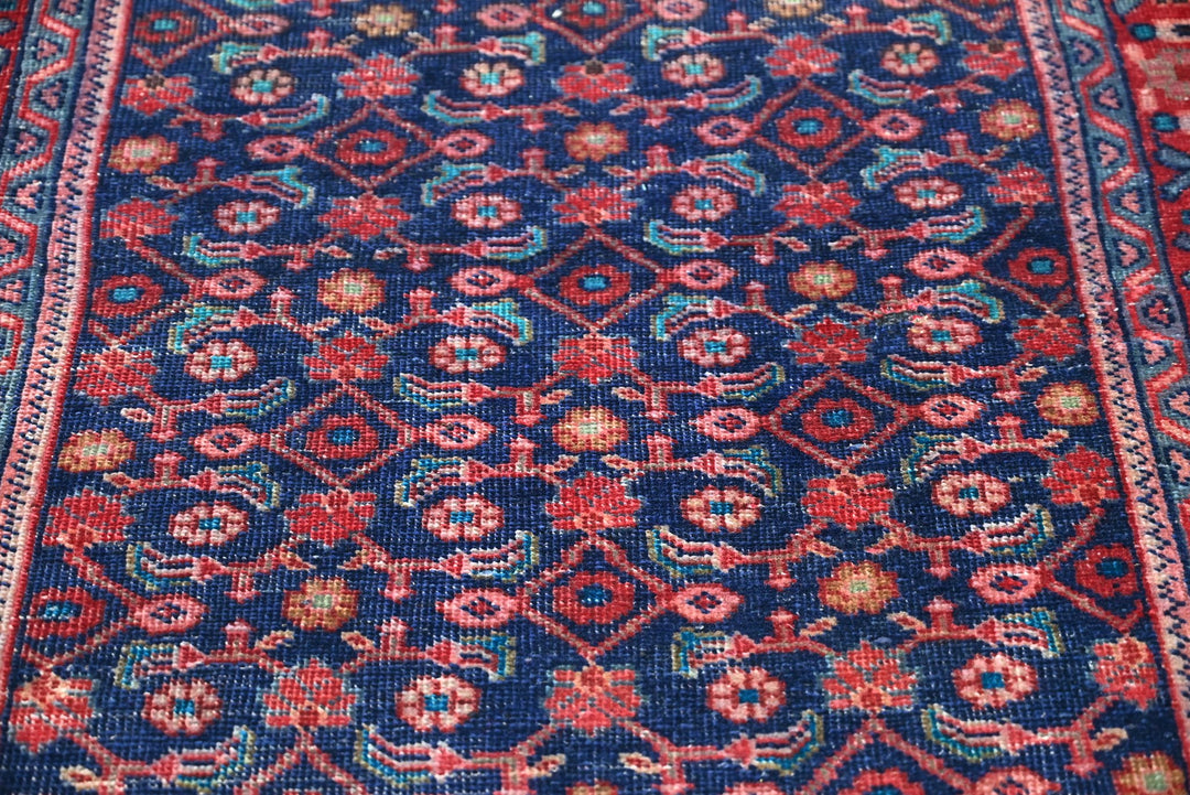 blue Medium rug 3' 7" x 9' 5"