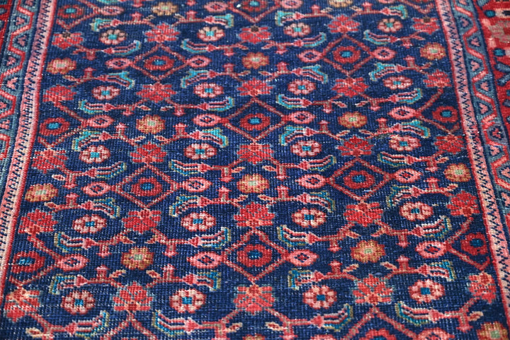 blue Medium rug 3' 7" x 9' 5"