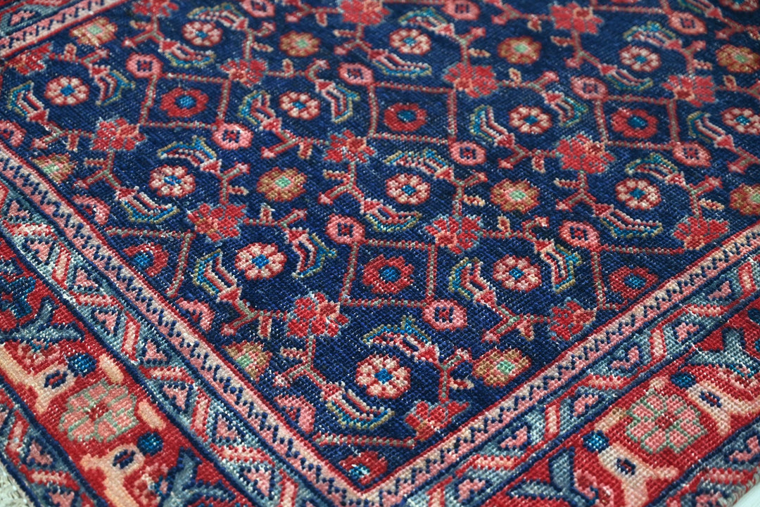 blue Medium rug 3' 7" x 9' 5"